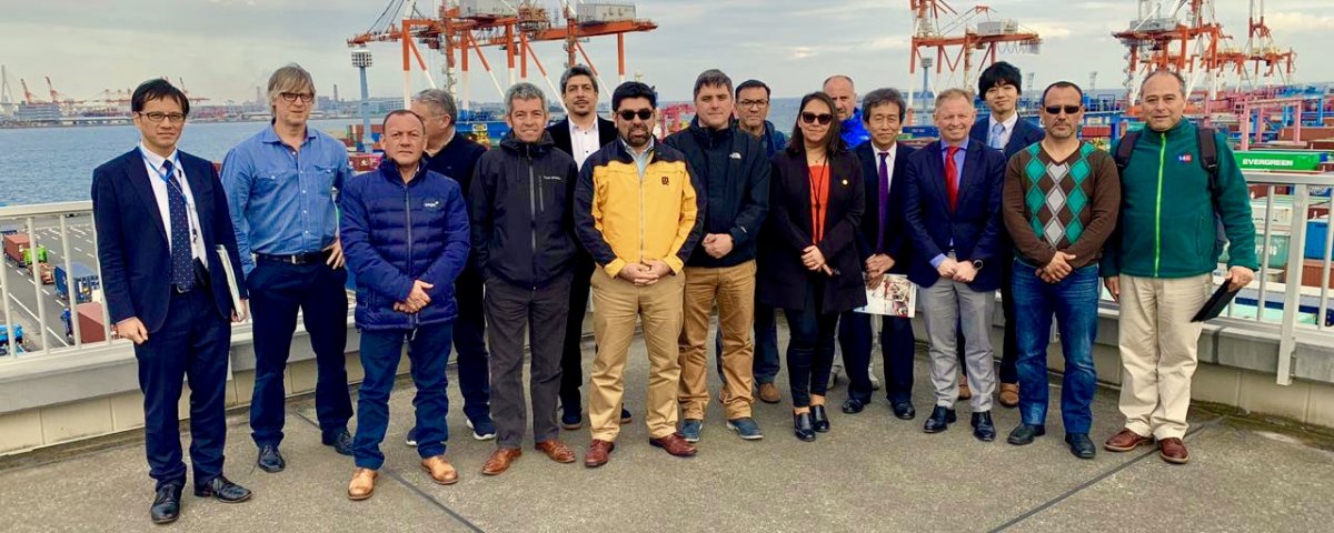 Misi&oacute;n log&iacute;stica chilena en Yokohama