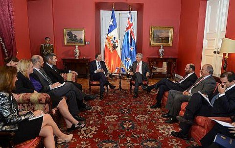 Canciller Moreno participa en reuni&oacute;n con Primer Ministro de Nueva Zelandia