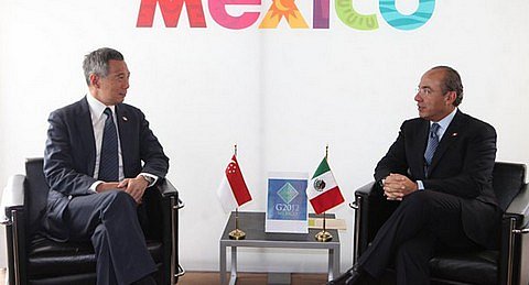 Encuentro sobre la relaci&oacute;n econ&oacute;mica M&eacute;xico - Singapur