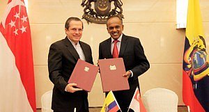 Ecuador y Singapur firman acuerdos en materia pol&iacute;tica, tributaria y de cooperaci&oacute;n en log&iacute;stica y transporte