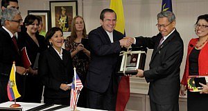 Las relaciones comerciales entre Ecuador y Malasia se fortalecen