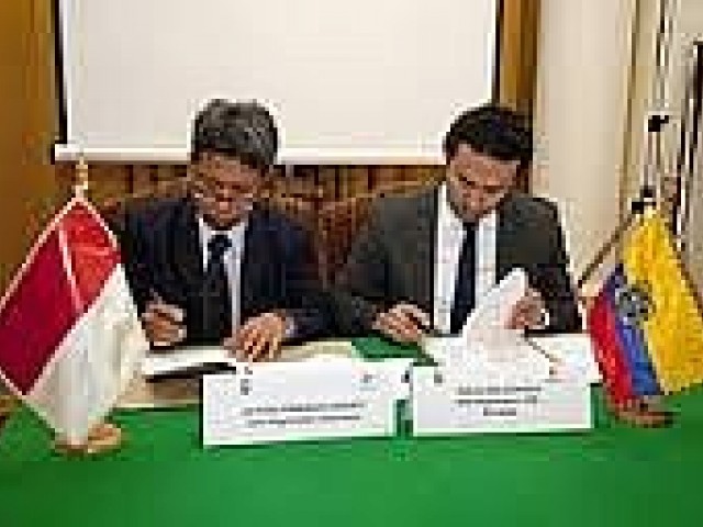 Indonesia respalda iniciativa Yasun&iacute; ITT y suscribe Memorando de entendimiento con el gobierno de Ecuador.