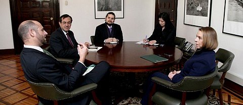 La Viceministra de Relaciones Exteriores M&oacute;nica Lanzetta Mutis se reuni&oacute; con el Embajador de Nueva Zelandia en Chile concurrente para Colombia