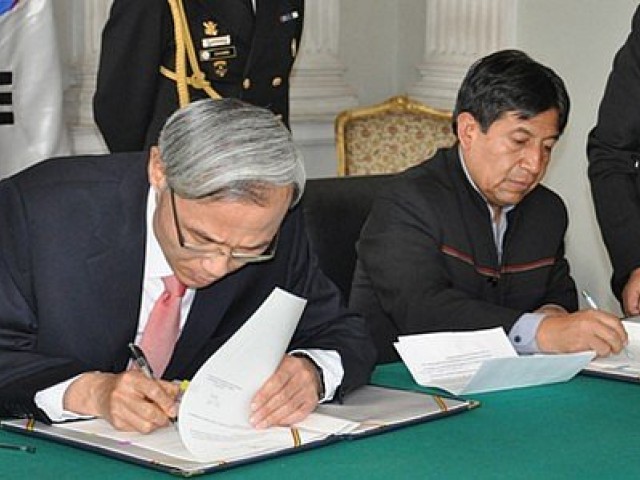 Bolivia y la Rep&uacute;blica de Corea suscribieron Notas Reversales para la cooperaci&oacute;n de proyectos