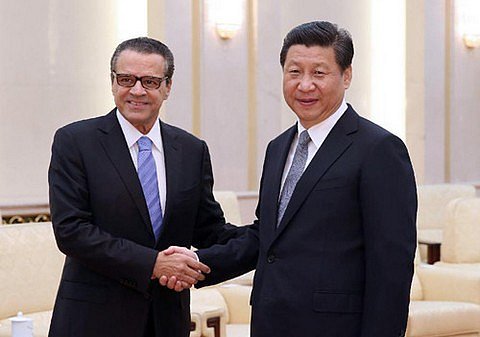 Xi Jinping Meets with President of the Chamber of Deputies Henrique Eduardo Alves of Brazil