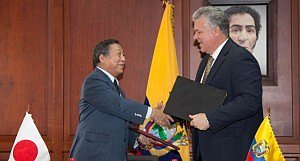 Ecuador y Jap&oacute;n suscriben acuerdos en materia de salud y agricultura