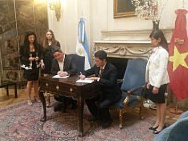 La Argentina avanza en las negociaciones por cooperaci&oacute;n con Vietnam