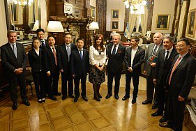 La Presidenta recibi&oacute; a empresarios agroindustriales chinos
