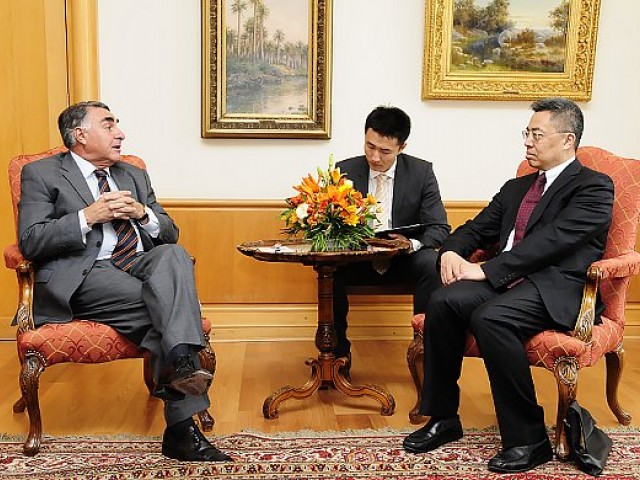 Ministro (s) recibe a Viceministro de Comercio de la Rep&uacute;blica Popular China