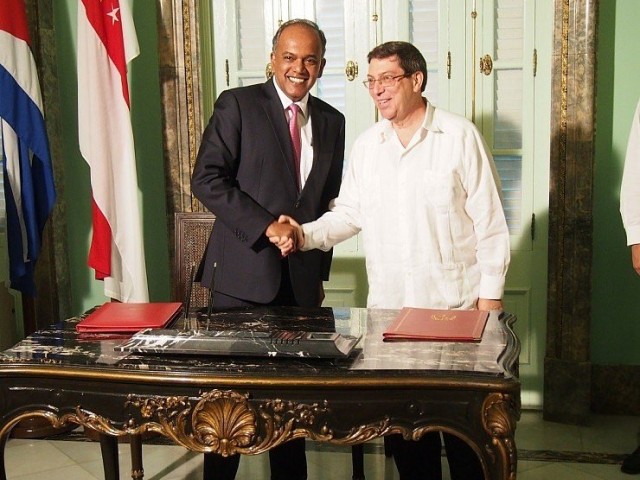 MFA Press Statement: Visit of Minister for Foreign Affairs and Minister for Law K Shanmugam to the Republic of Cuba, 22 to 24 June 2015