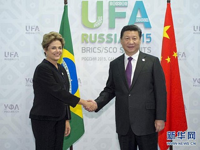 Xi Jinping Se Reune con Presidenta de Brasil Rousseff