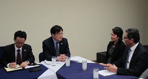 Viceministro Miranda se re&uacute;ne con el presidente de la Agencia de Cooperaci&oacute;n Internacional de Corea