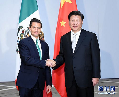 Xi Jinping Se Entrevista con Presidente Mexicano Pe&ntilde;a Nieto