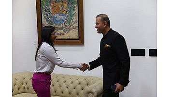 Ambassador calls on Venezuelan Foreign Minister, 29 March 2016