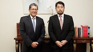 Viceministro Miranda recibe a nuevo representante Residente de JICA