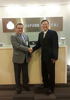 Directores de Aduanas de Singapur y Panam&aacute; fortalecen relaciones