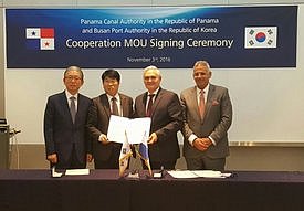 Acuerdo entre el Canal de Panam&aacute; y el Puerto de Bus&aacute;n fortalece relaciones con Corea