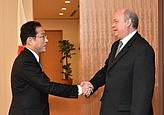 Meeting between Foreign Minister, Fumio Kishida and the Minister of Foreign Trade and Foreign Investment of Cuba, Rodrigo Malmierca D&iacute;az