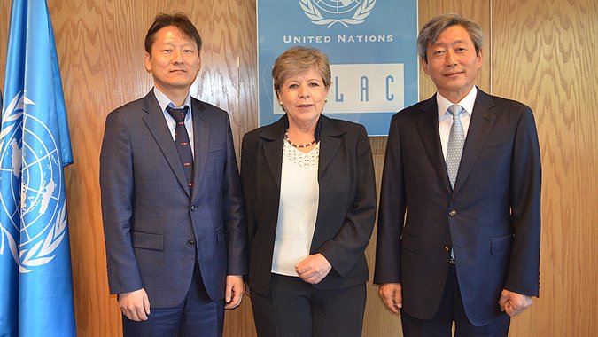 Rep&uacute;blica de Corea y CEPAL exploran nuevas formas de colaboraci&oacute;n en el marco de FOCALAE