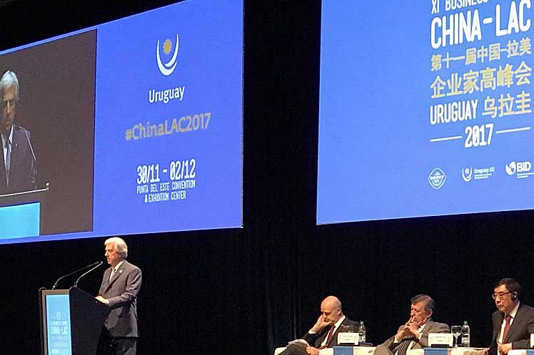 Inaugurada cumbre empresarial China-Latinoam&eacute;rica en Uruguay