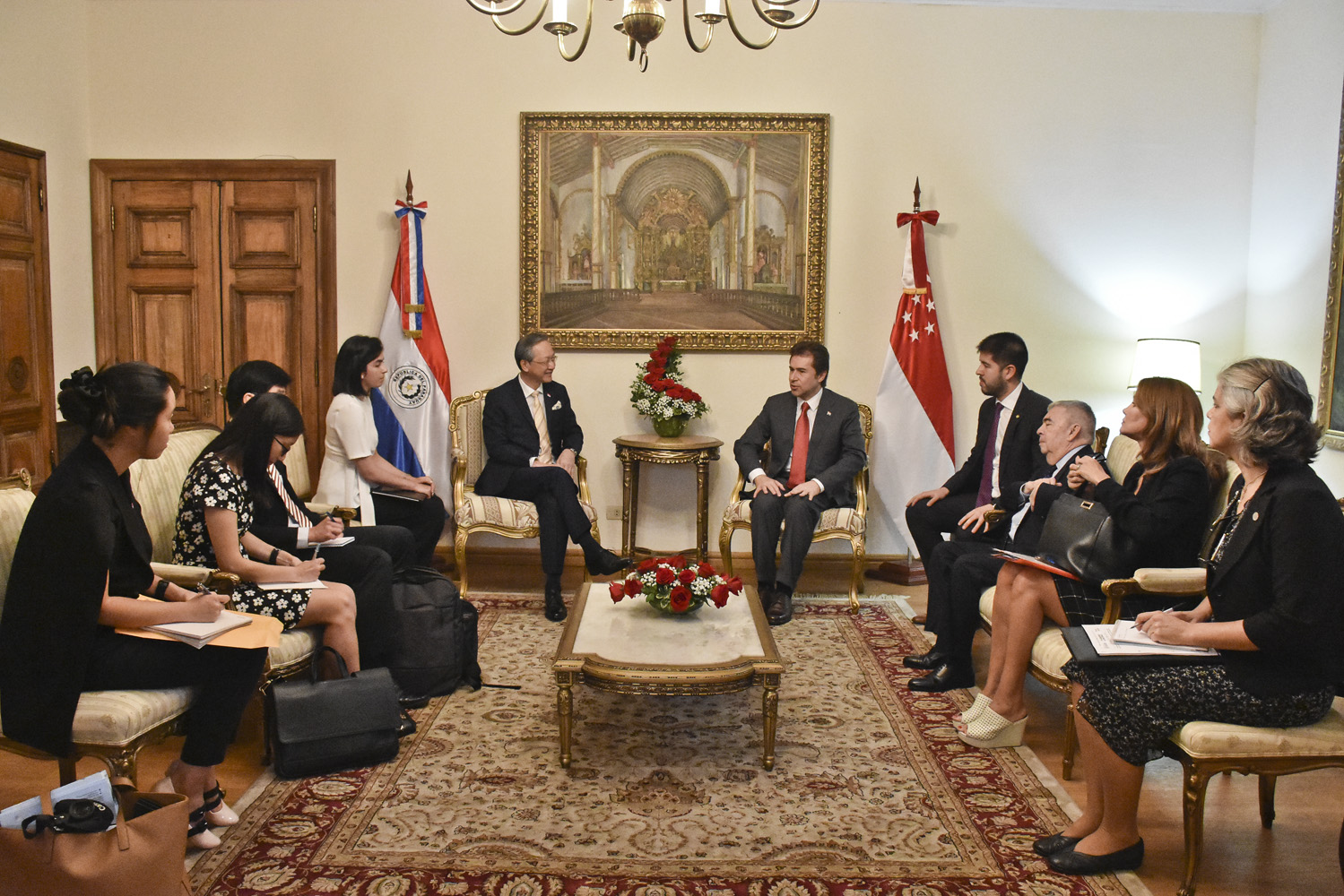 Minister of Foreign Affairs of Singapore visited Paraguay