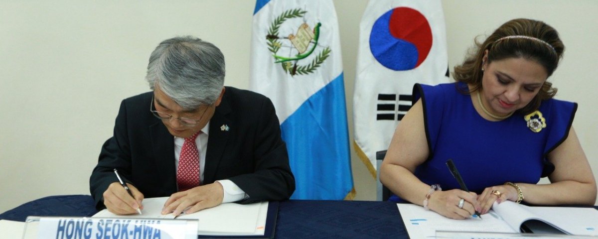 Guatemala and Korea signed agreement of cooperation