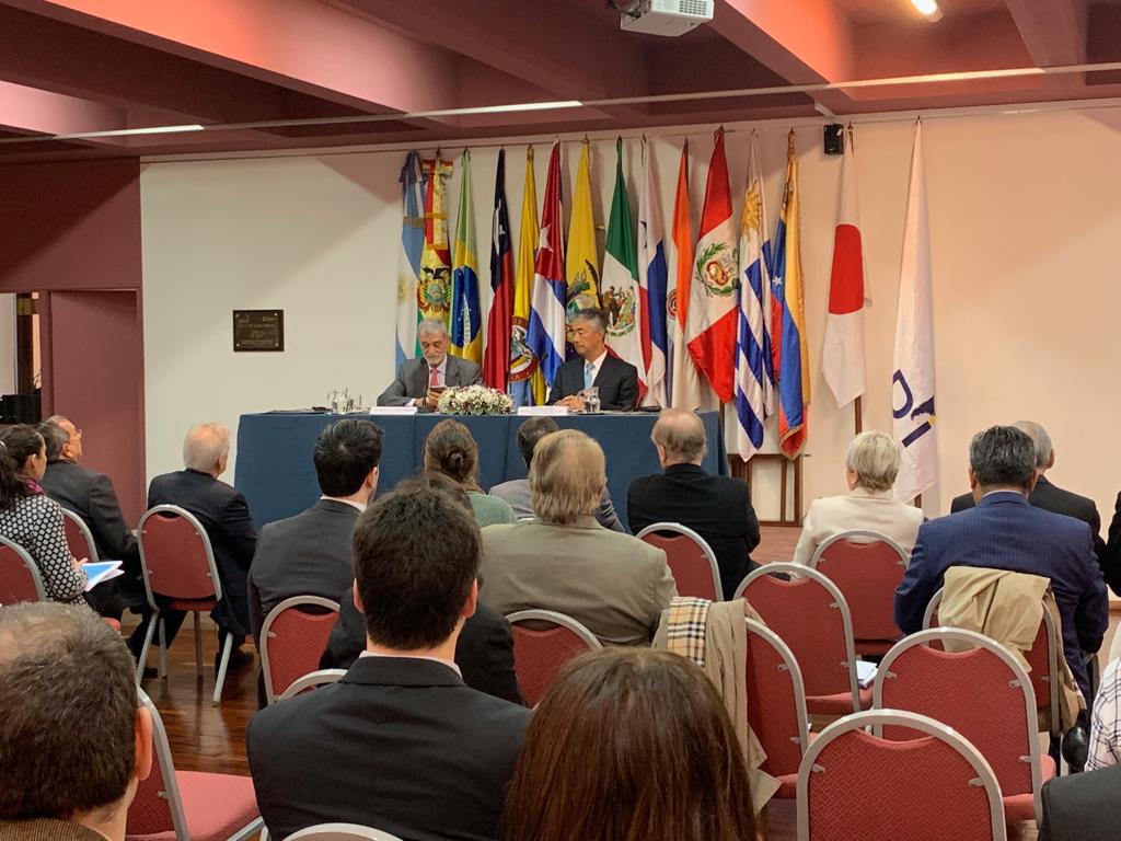 Ambassador of Japan in Uruguay presents the vision of Japan toward the world and Latin America