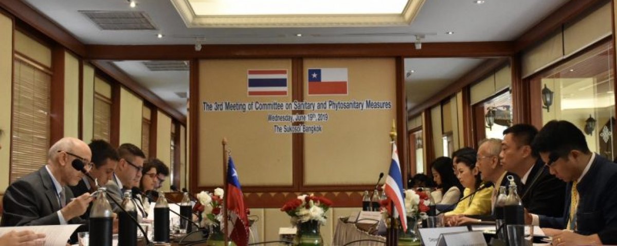 Third reunion of FTA bewteen Chile and Thailand was concluded