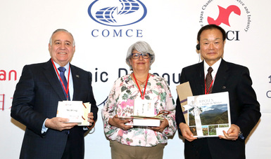 Participaci&oacute;n de la Secretaria de Econom&iacute;a, Graciela M&aacute;rquez Col&iacute;n, en el evento Mexico-Japan Economic Dialogue convocado por el COMCE