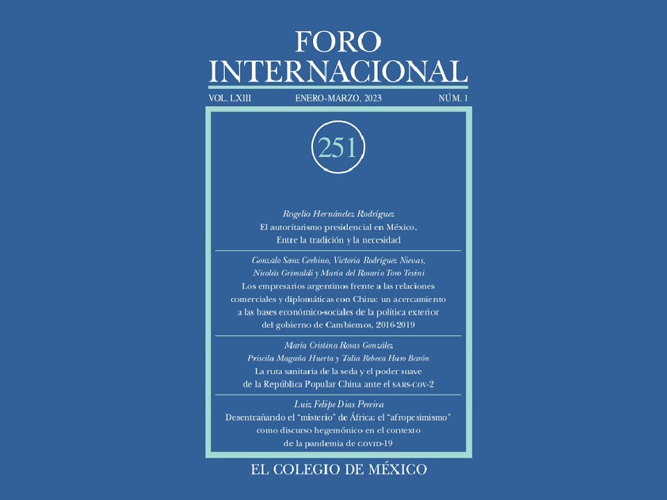 A rota da seda sanit&aacute;ria e o poder brando da Rep&uacute;blica Popular da China perante o SARS-COV-2