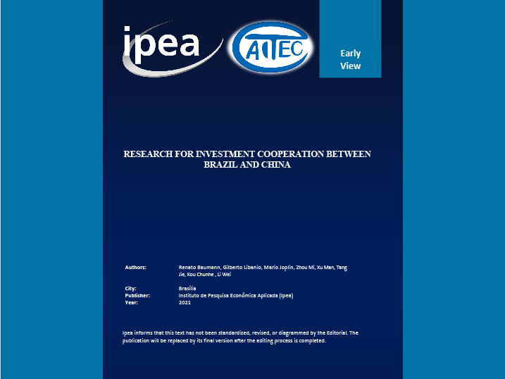 Research for investment cooperation between Brazil and China